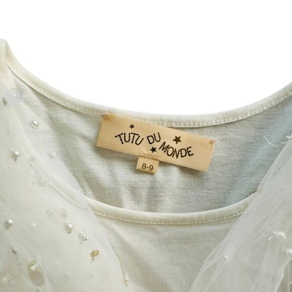 Tutu De Monde Girls Lucky Charm Dress Tutu Chiffon Size 8-9 Wedding Flower Girl - Picture 6 of 10